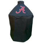 University of Alabama grill cover is constructed with our durable, waterproof, fade resistant fabric. Comes in rich black color featuring a vibrant, printed NCAA licensed University of Alabama logo. Fits LG and XL Big Green Egg grills, Kamado Joe grills and other egg shaped ceramic grills.